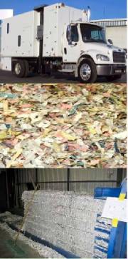 on-site, off-site document destruction and paper shredding services