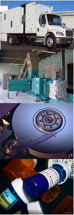 on-site, off-site shredding service, 